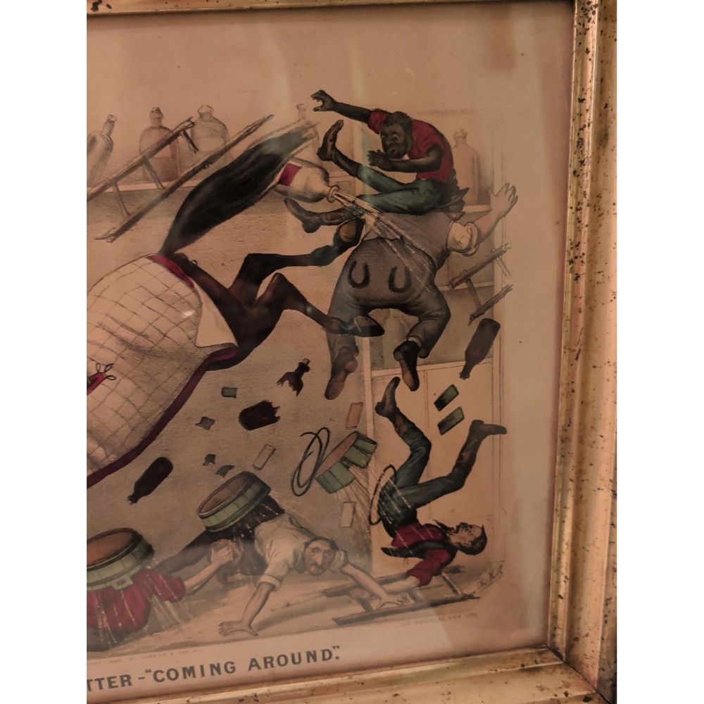 RARE 1880 Currier & Ives "Crack Trotter" Thomas Worth Horse Prints Kennedy - Picture 6 of 10